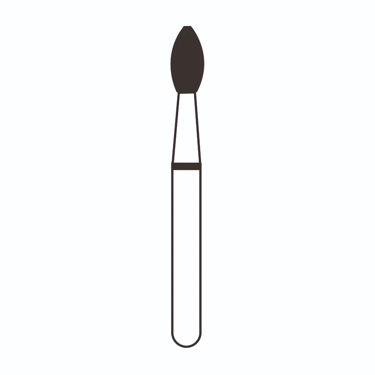 Frank Dental Flame Ogival FG Diamond Burs - Pack Of 5