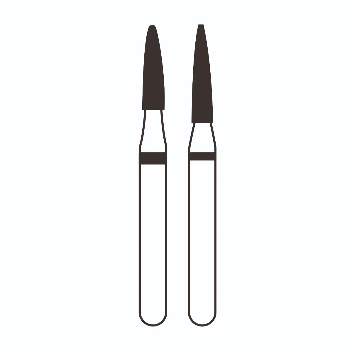 Frank Dental Flame Ogival FG Diamond Burs FO Series (Coarse)
