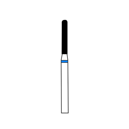 Frank Dental Round Cylinder Diamond Bur SR Series (Regular)