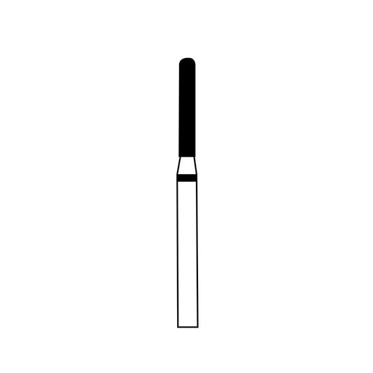 Frank Dental Round Cylinder Diamond Bur SR Series (Super Coarse)