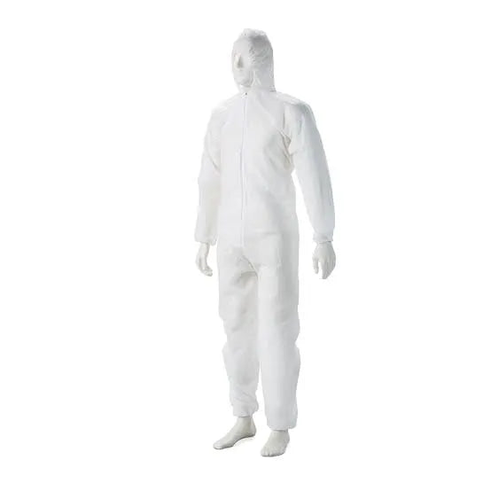 Full Body Coverall Gown Suit With Hood & Shoe Cover (Washable/Autoclavable)