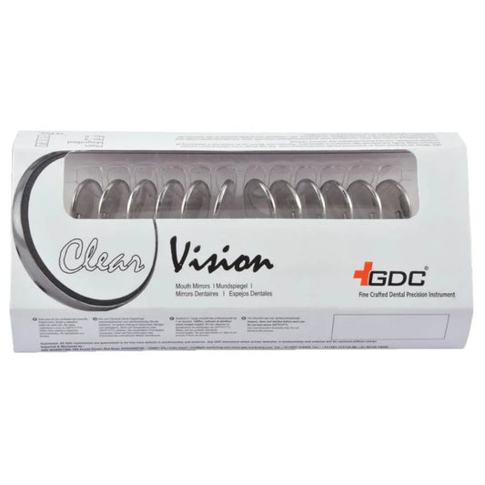 GDC Mouth Mirror Tops Magnified Pack Of 12 - 5 (Mmtm5)