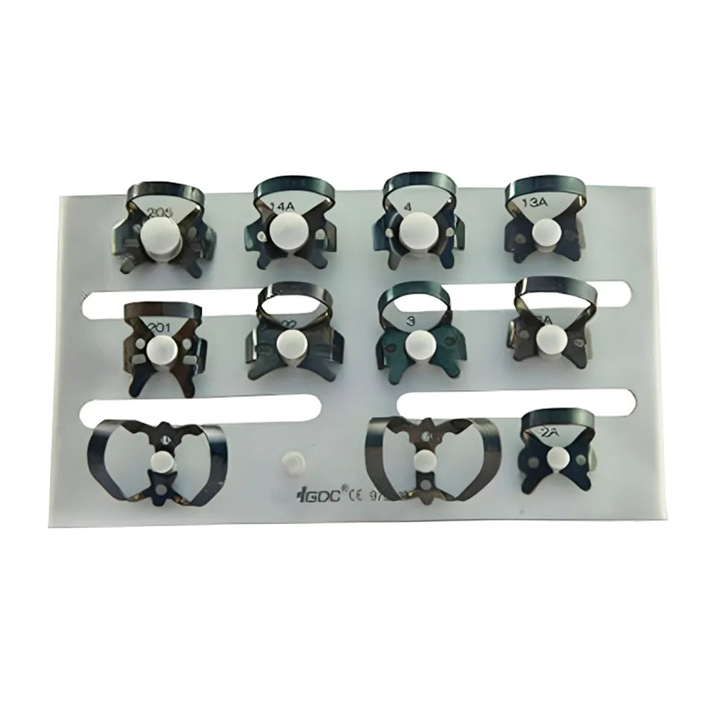 GDC Rubber Dam Clamps Set # Black (RDCOBB11)
