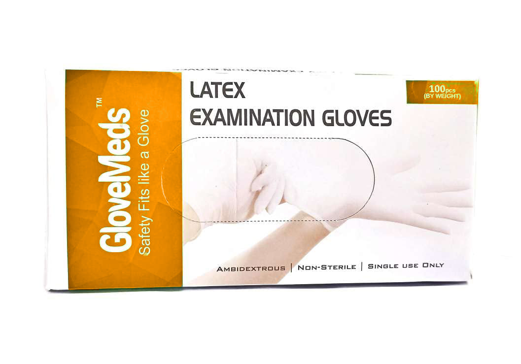 Glovemeds Examination Latex Powder-Free Gloves