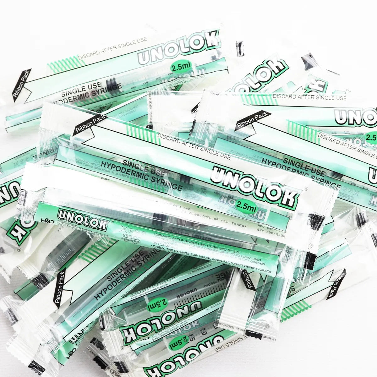 HMD Unolok Syringe 2.5ml | 26 Gauge | 1.5 Inch Needle