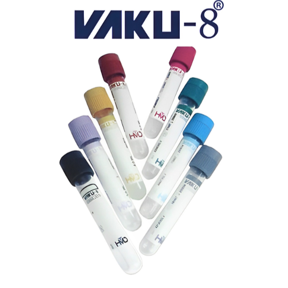 HMD Vaku-8 Clot Activator Vaccum Blood Collection Tube - 4ml Pack of 100 Pieces (417404ELV)