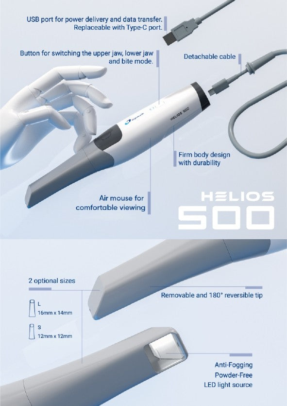 Helios 500- 3D Intraoral Scanner