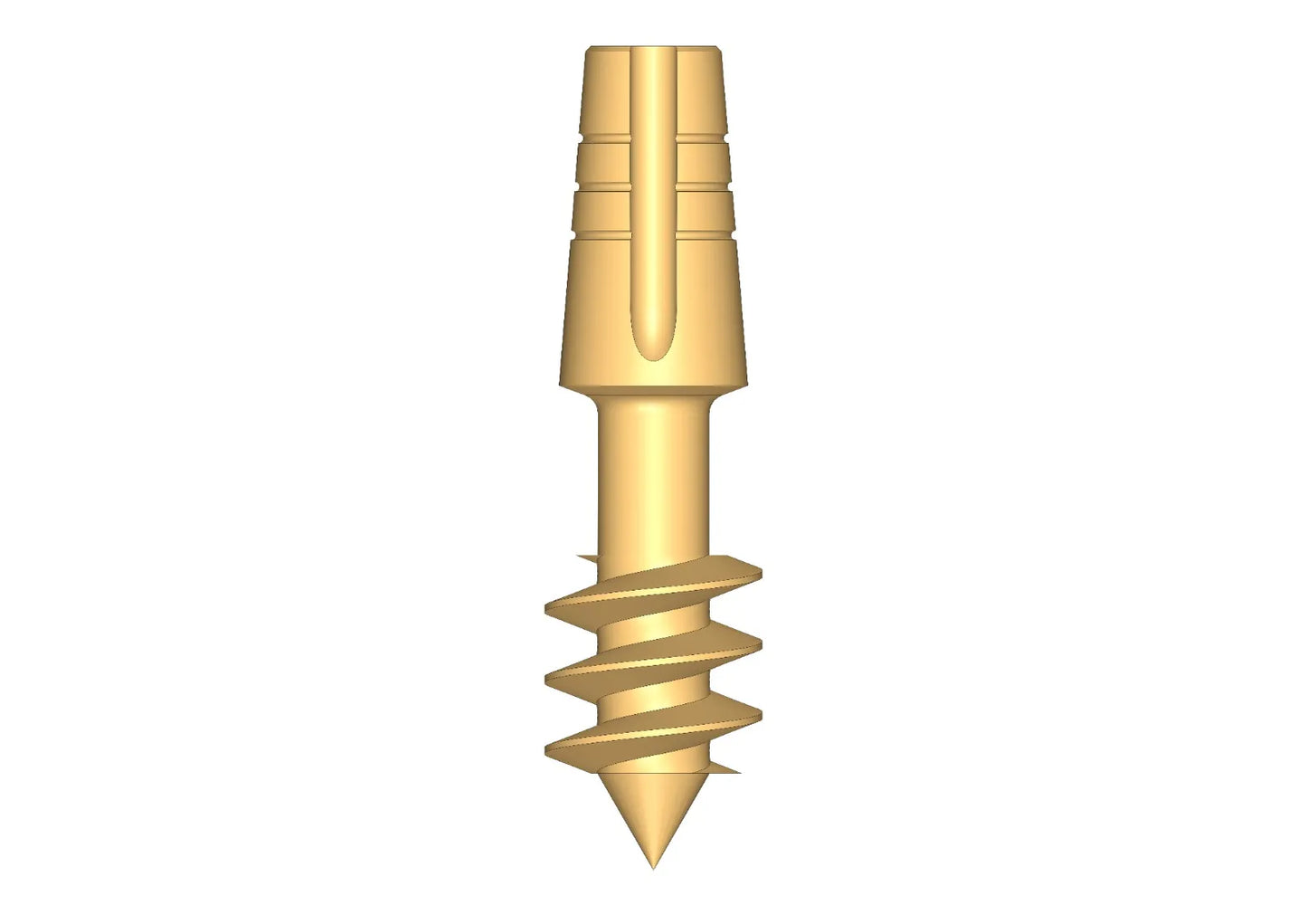 Impact Bicortical Screw Sharp Tip Dental Implant 7mm