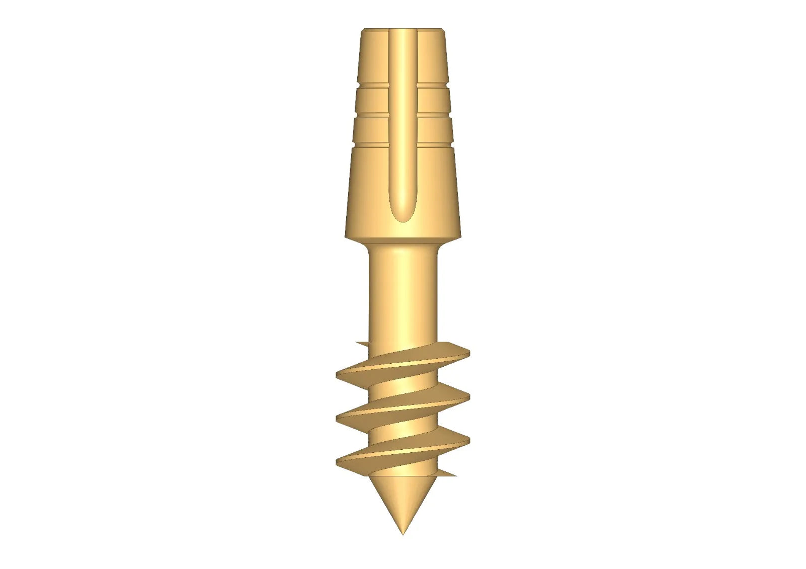 Impact Bicortical Screw Sharp Tip Dental Implant 7mm