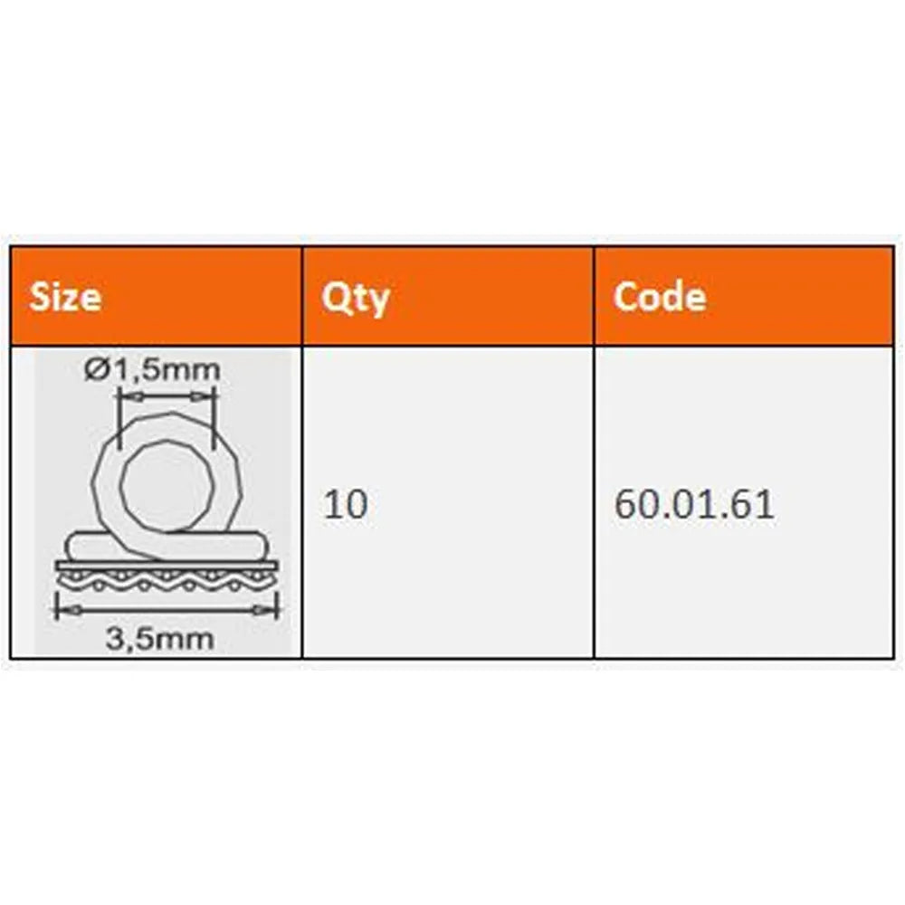 JJ Ortho Hooks For Traction of Non Erupted Teeth (60.01.61)
