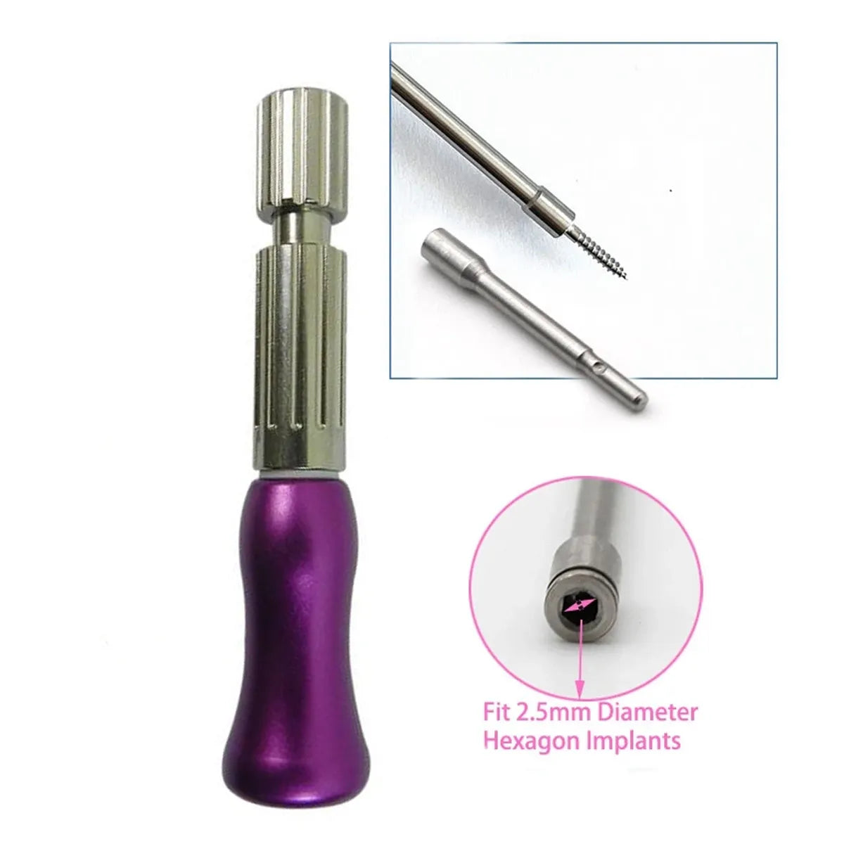 JJ Ortho Mini Implant Screw Driver Handle & Shaft