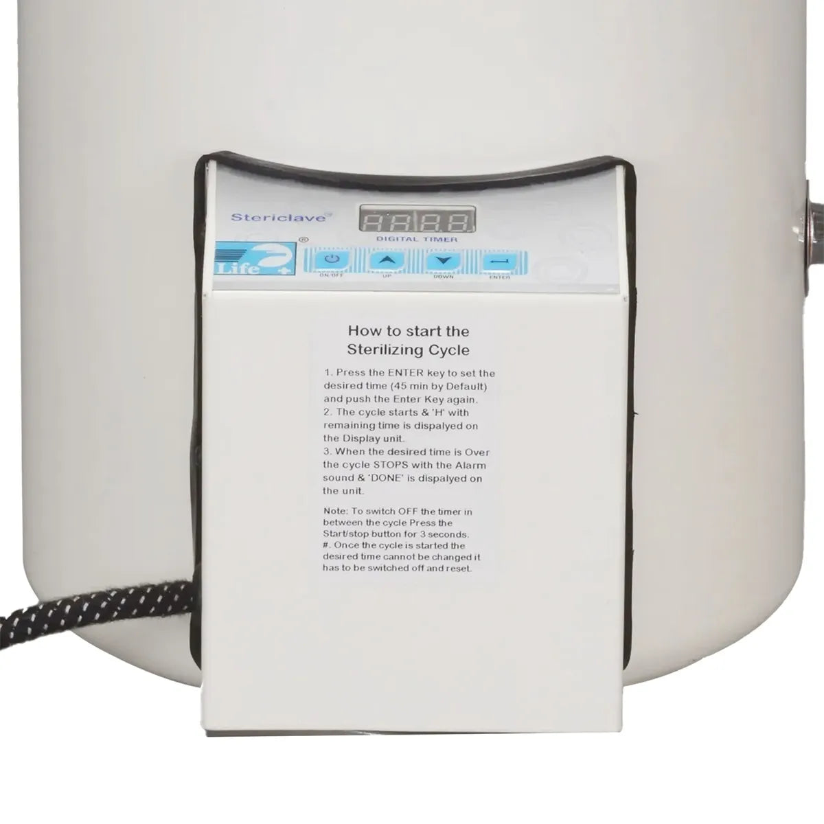 Life Steriware Electronic Portable Steam Stericlave with Digital Display Timer