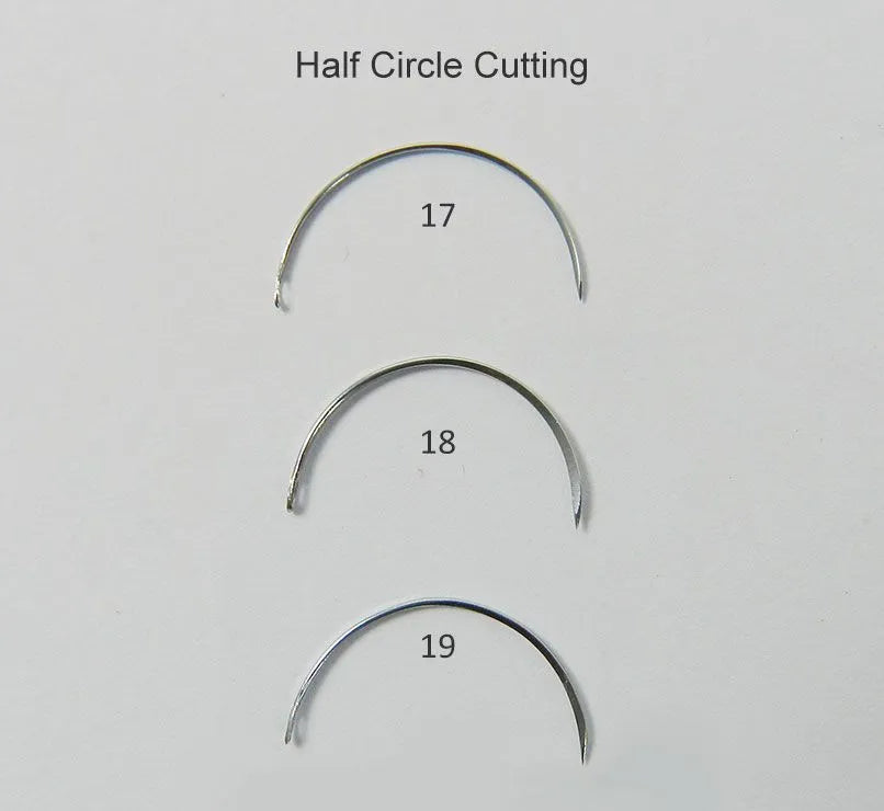 Lifeline Stainless Steel Suture Needles Half Circle Cutting