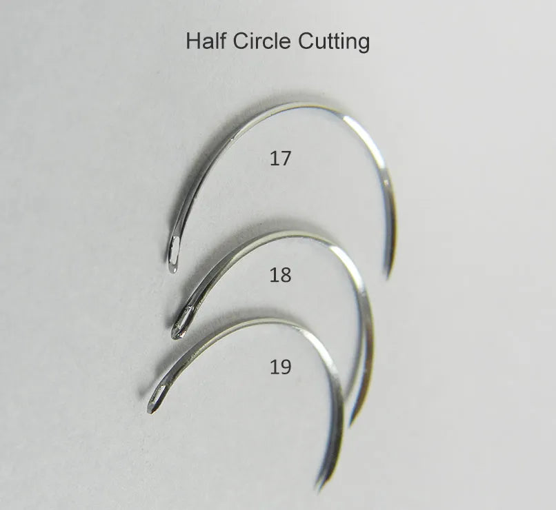 Lifeline Stainless Steel Suture Needles Half Circle Cutting