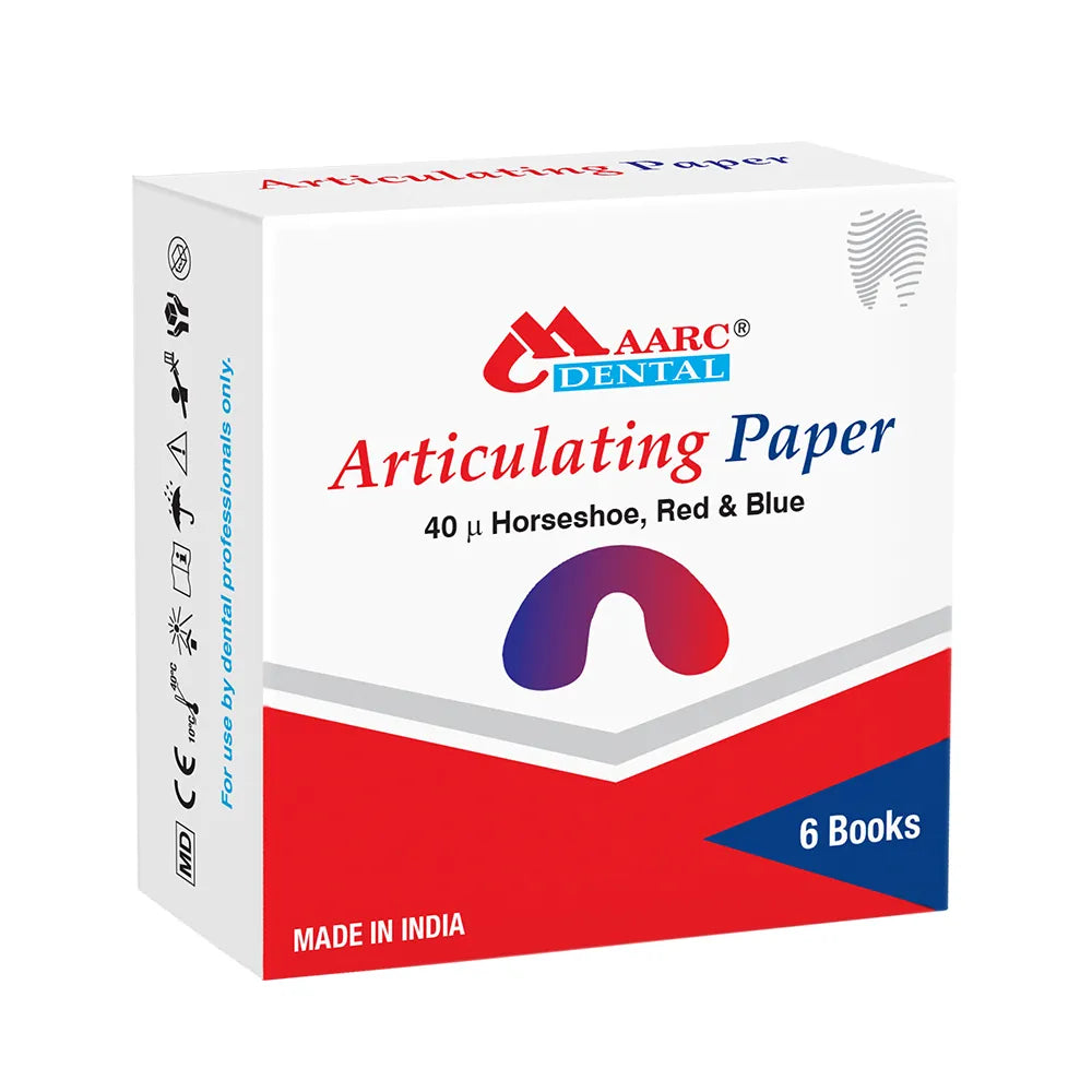 Maarc Articulating Paper (Horseshoe Shape) 40µ Microns