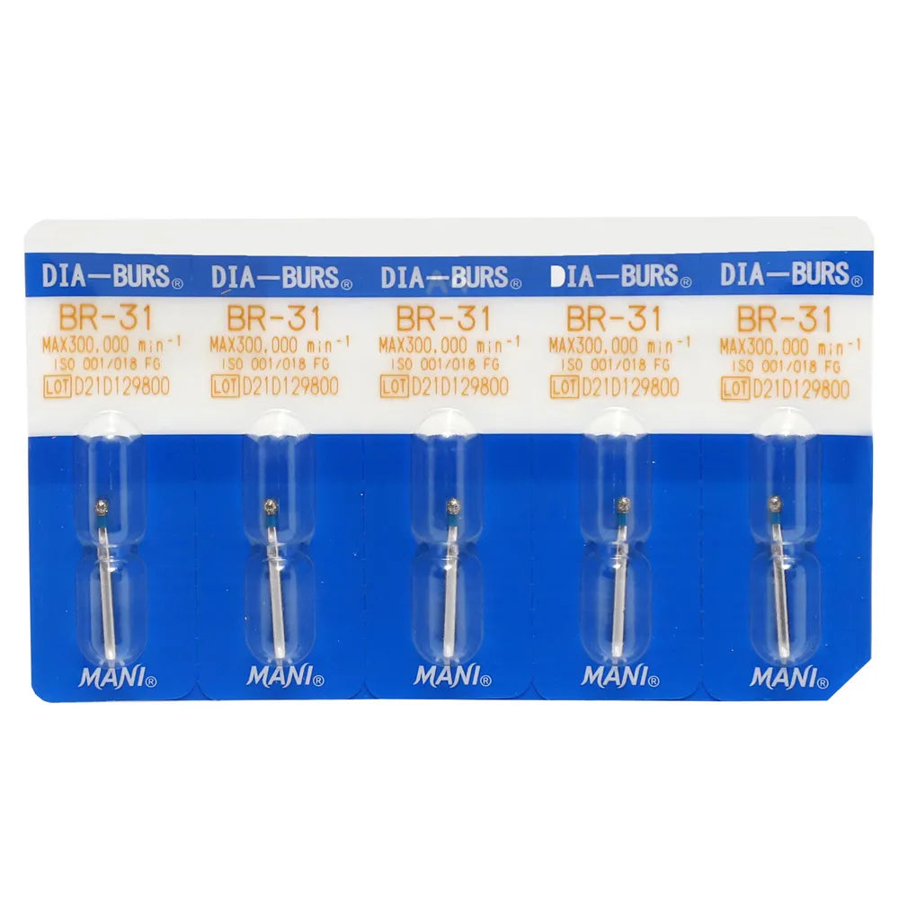 Mani Diamond Burs - Ball Round Type / Br Series