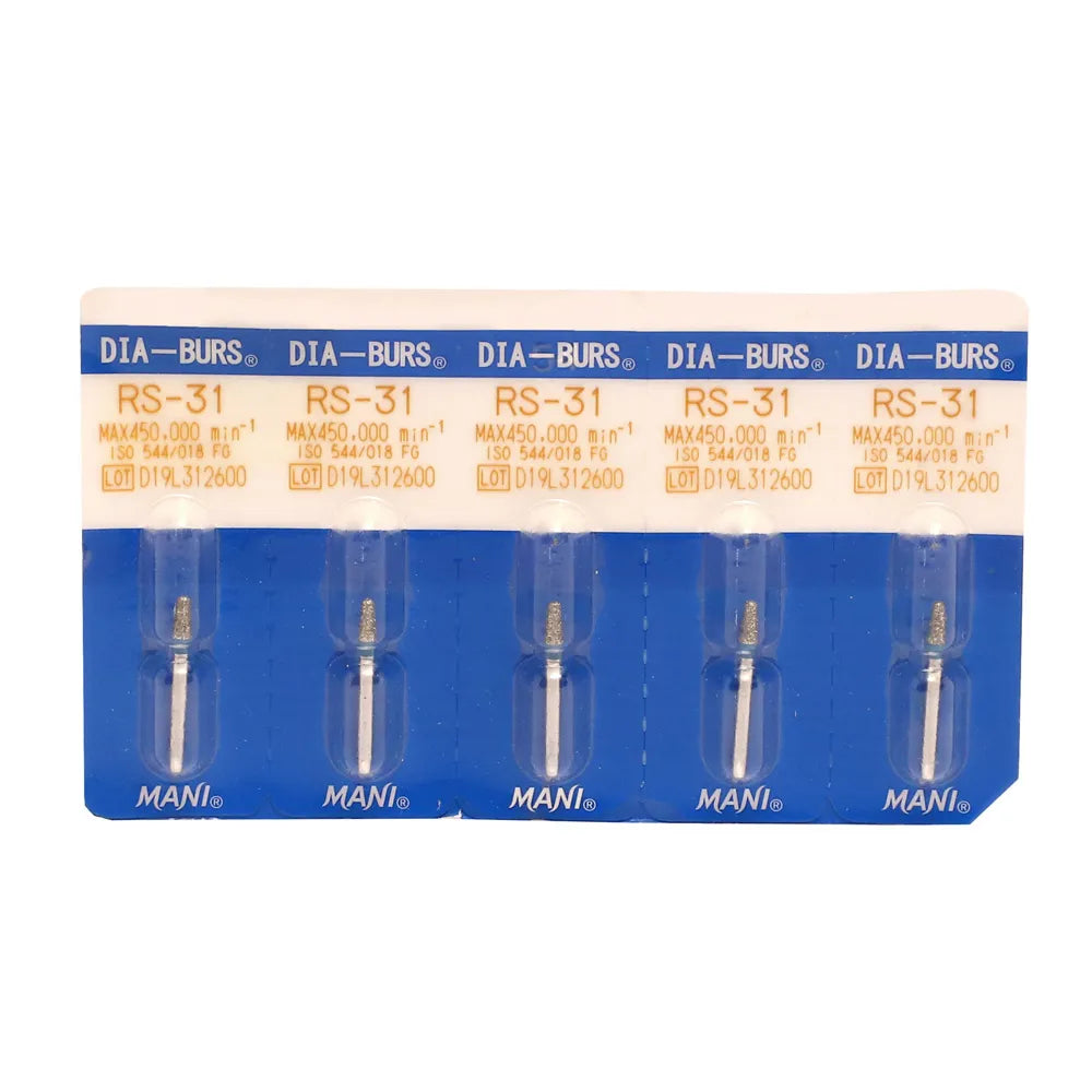 Mani Diamond Burs - Rounded Shoulder / Rs Series