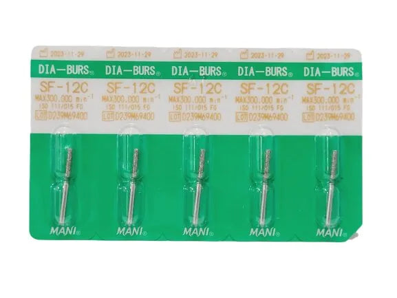 Mani Diamond Burs - Straight Flat End / Sf Series