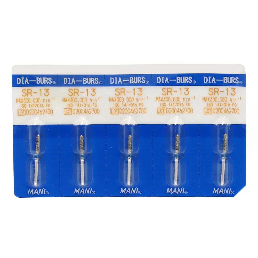 Mani Diamond Burs - Straight Round End / Sr Series