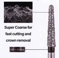 Mani Diamond Burs - Super Coarse / SC Series
