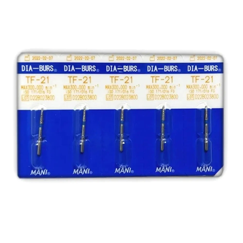 Mani Diamond Burs - Taper Flat End / Tf Series