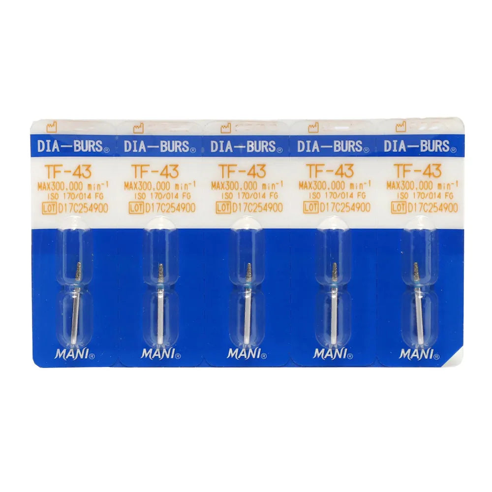 Mani Diamond Burs - Taper Flat End / Tf Series