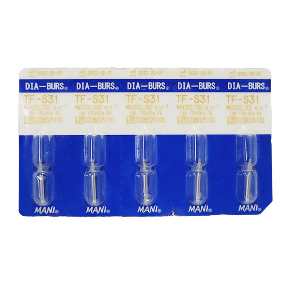 Mani Diamond Burs - Taper Flat End / Tf Series