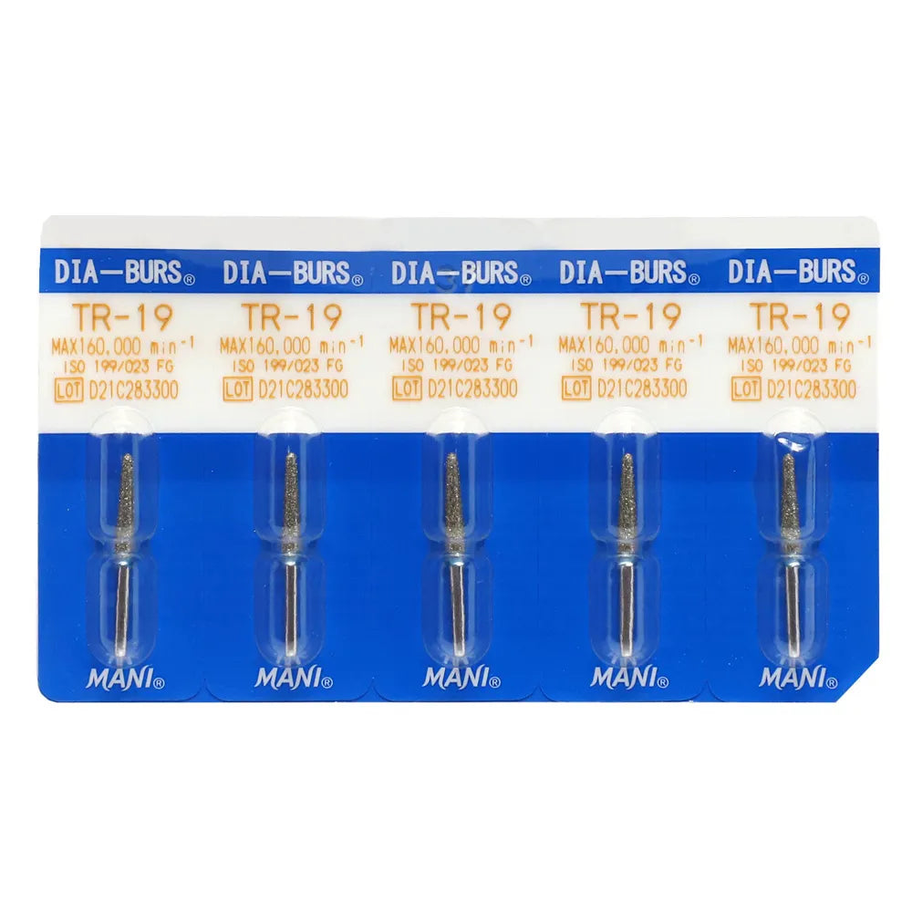 Mani Diamond Burs - Taper Round End / Tr Series