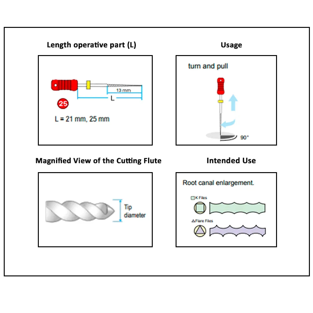 Mani Flare Files 25mm