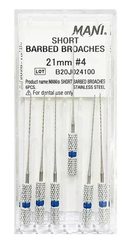 Mani Short Barbed Broaches