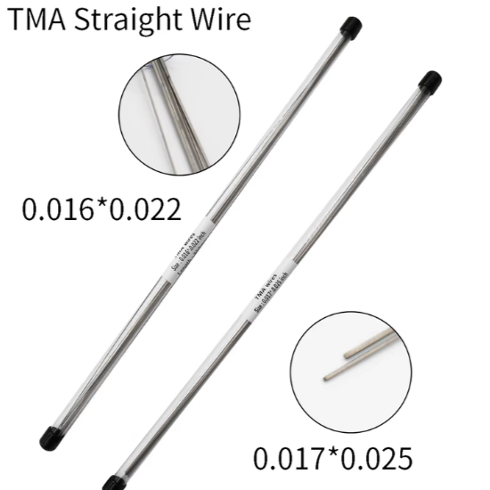 Metro Orthodontics Straight Length Rectangular TMA Orthodontic Wires