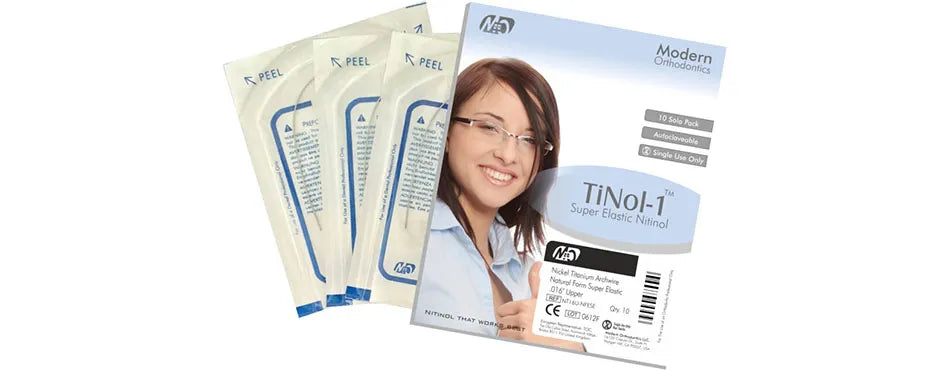 Modern Ortho Tinol-1 Superelastic Nitinol Archwires Solo - Rectangular