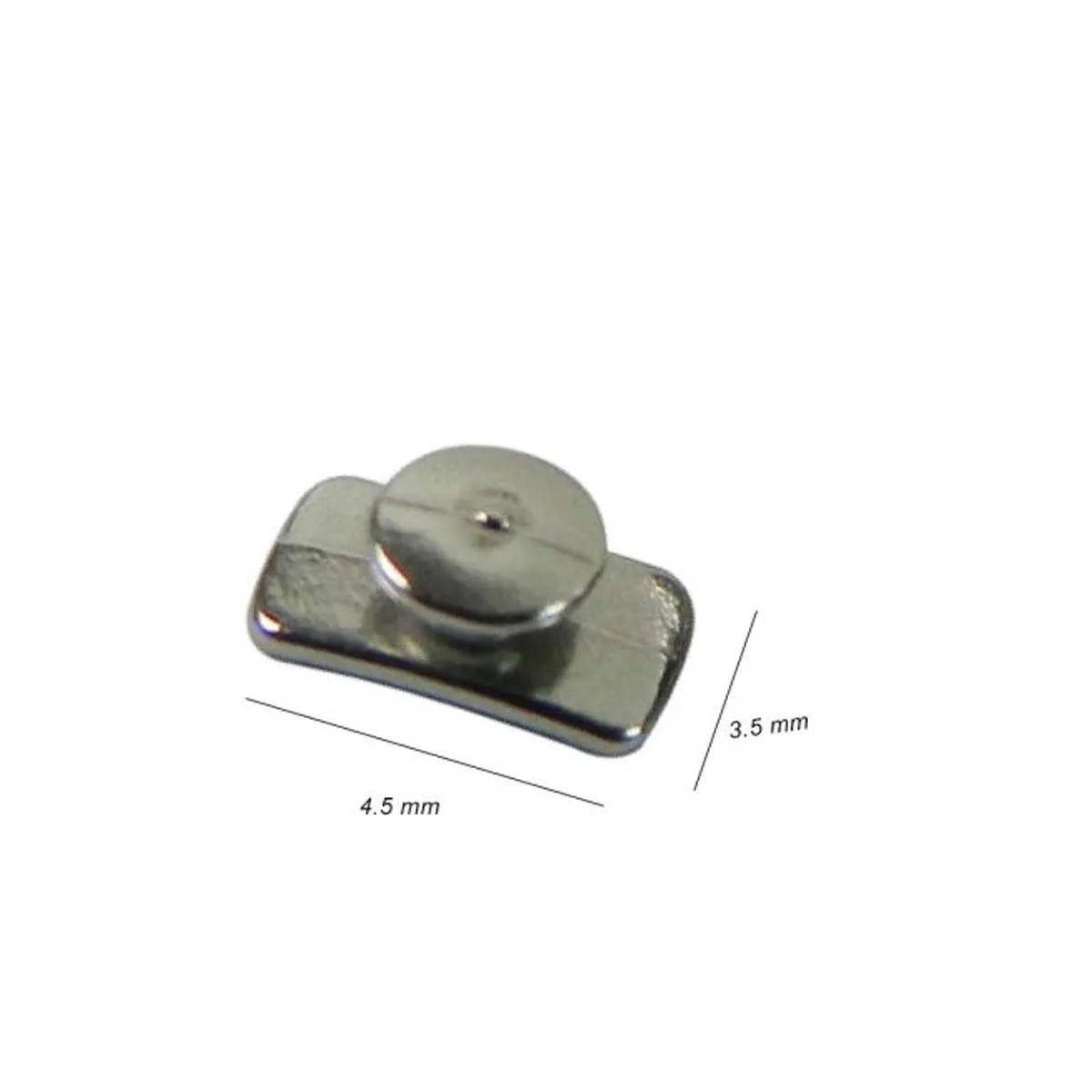 Morelli Ortho Weldable Buttons - Curved 10/Pk (3010105)