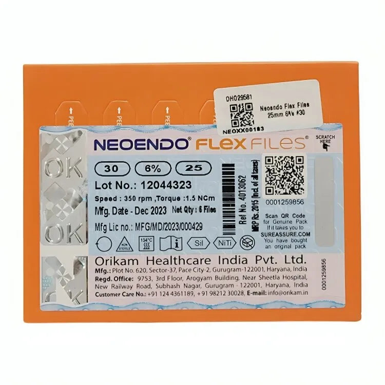 NeoEndo Flex Rotary Files 25mm