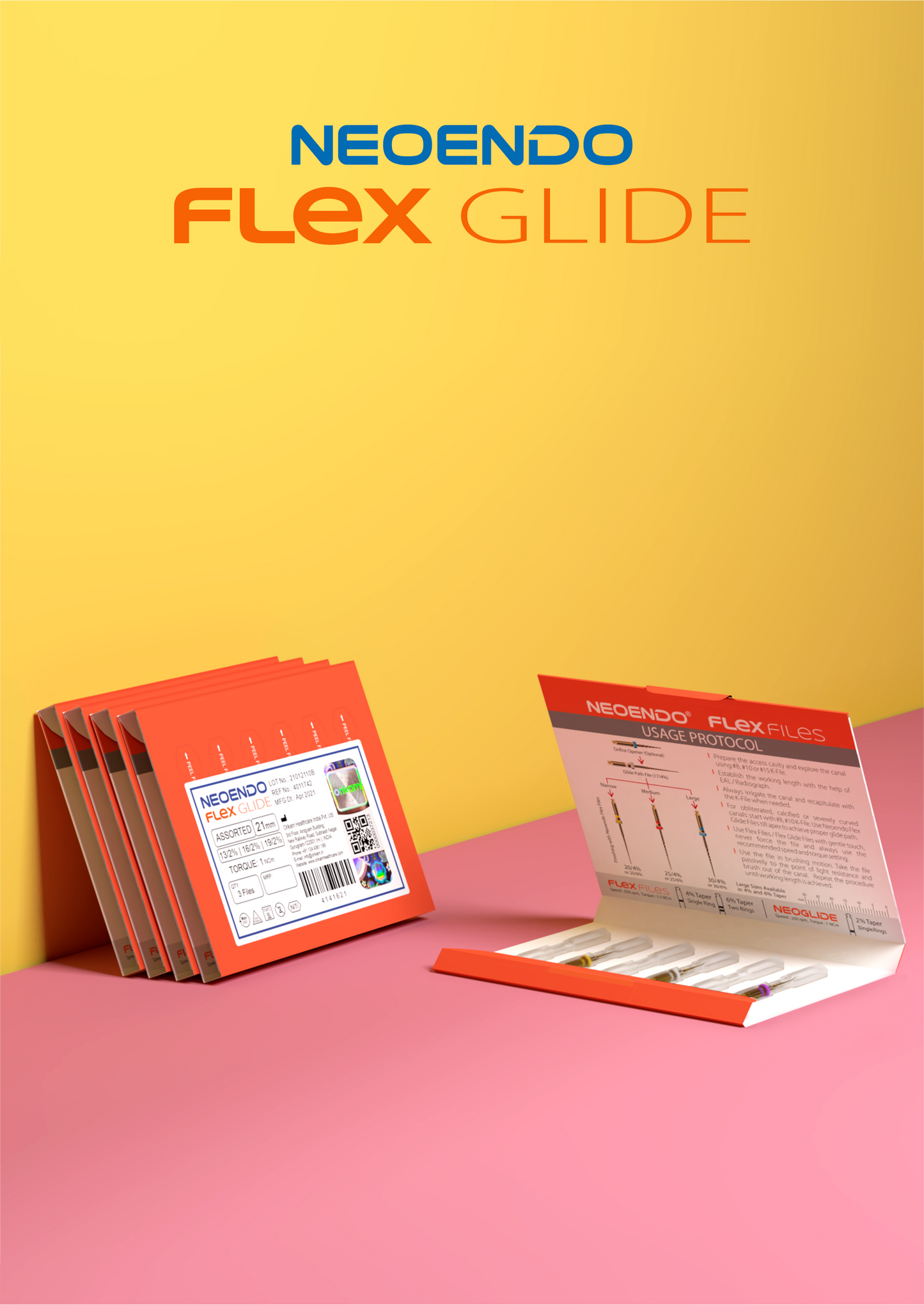 Neoendo Flex Glide – Rotary Files For Glide Path