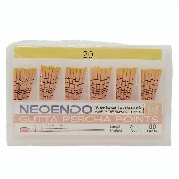 Neoendo Gutta Percha Points 6% (Length Marked)