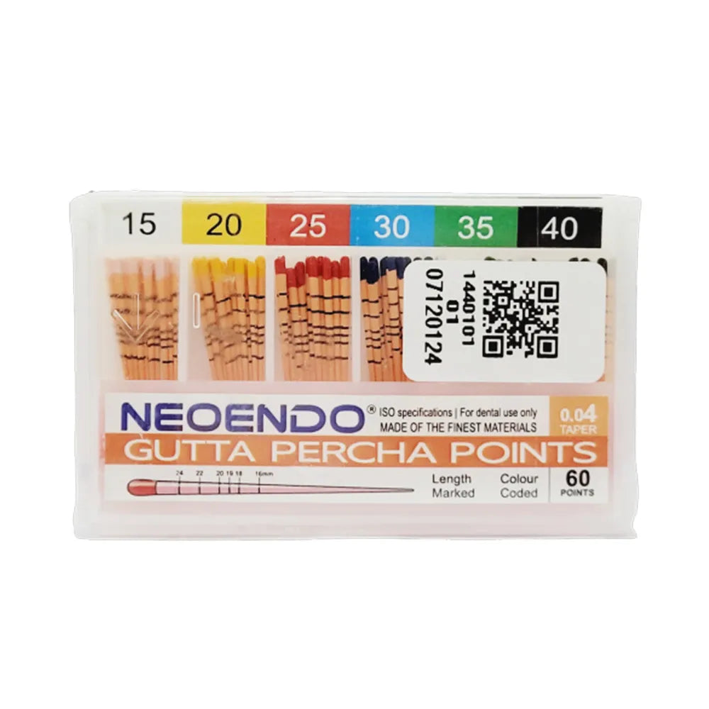 Neoendo Gutta Percha Points 4% (Length Marked)