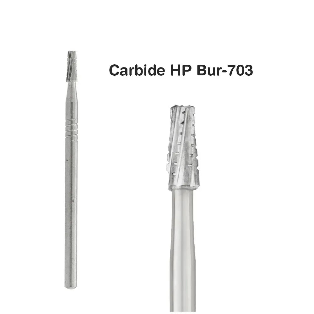 NewDiamond Cross-Cut Taper Fissure Carbide HP Burs (Pack of 5)