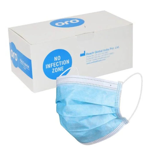ORO 3ply Ear Loop Face Mask – Pack of 50