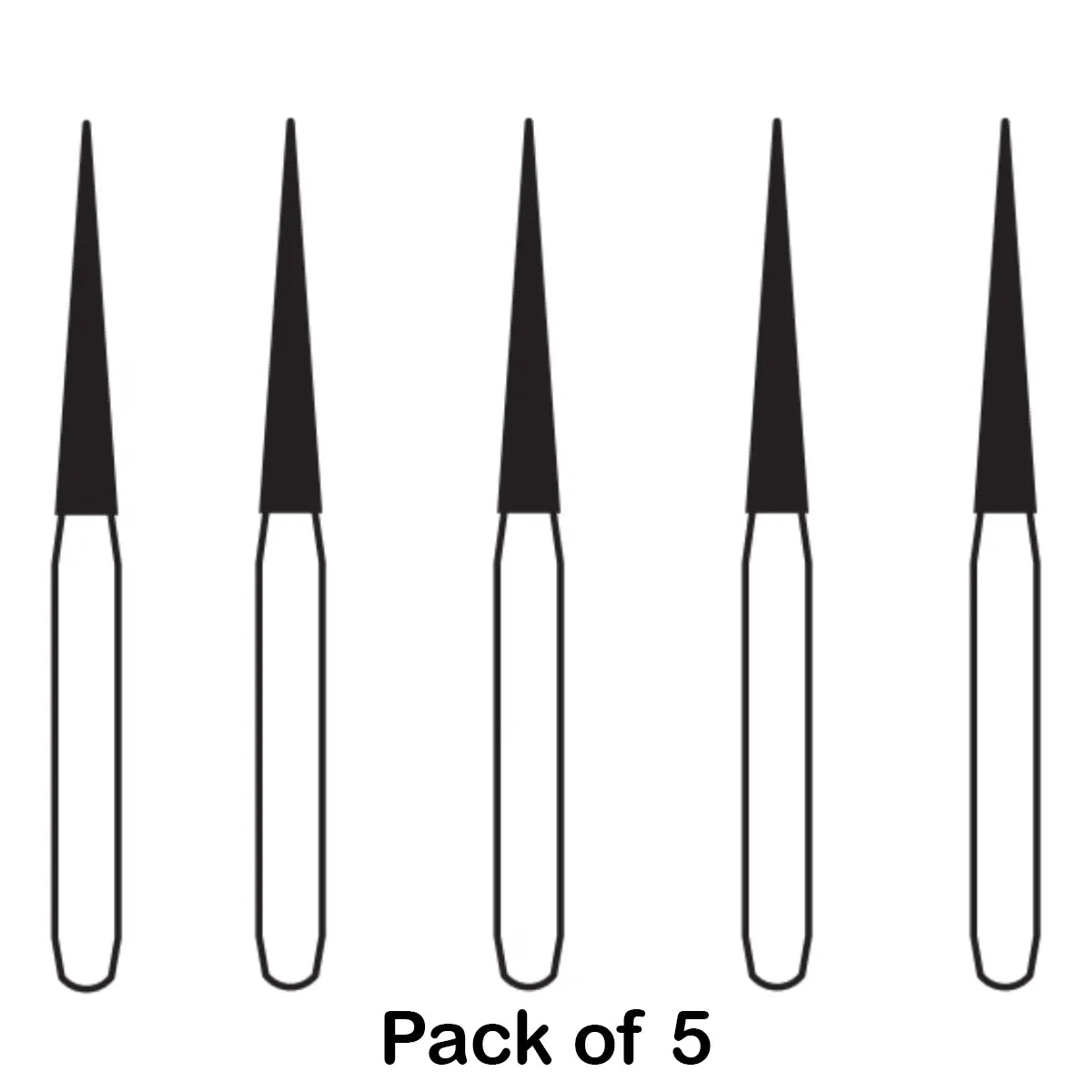 Pivo Taper Conical End CA Diamond Burs