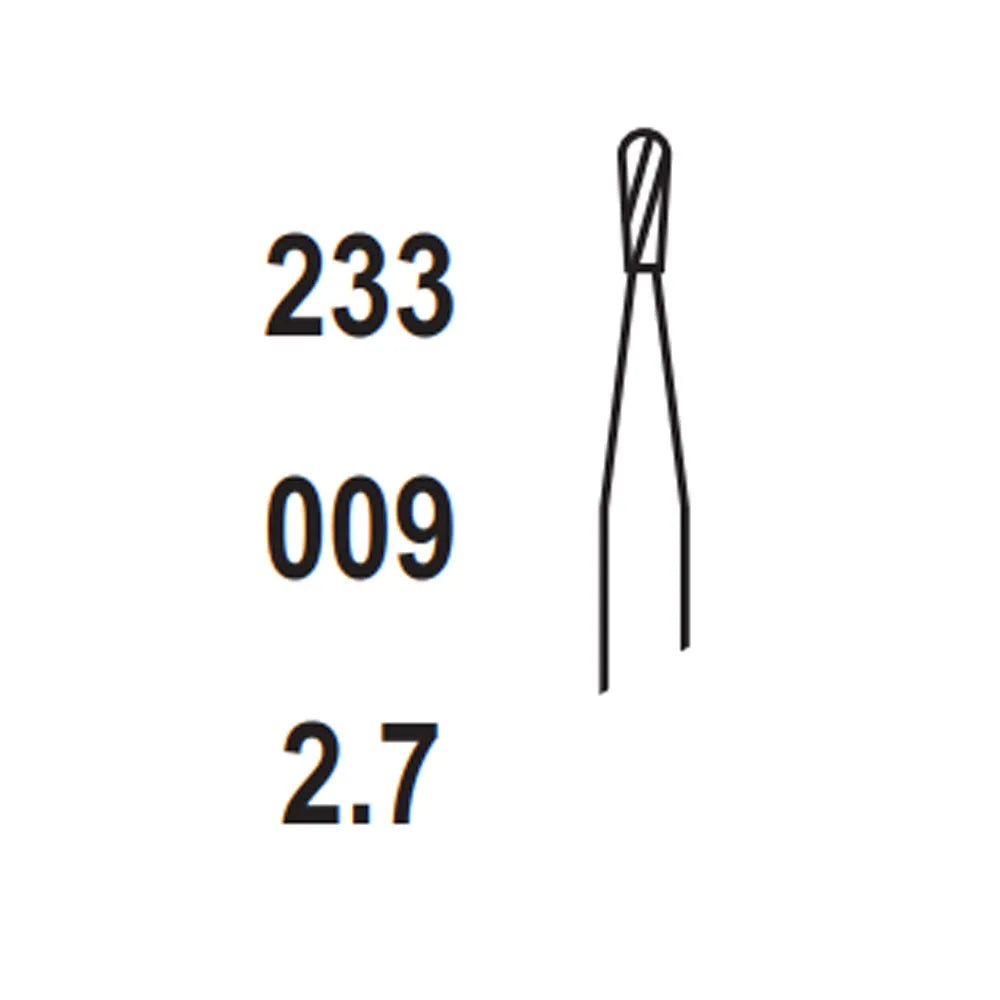 Pivo Amalgam Preparation Carbide Burs - RA (Pack Of 5)