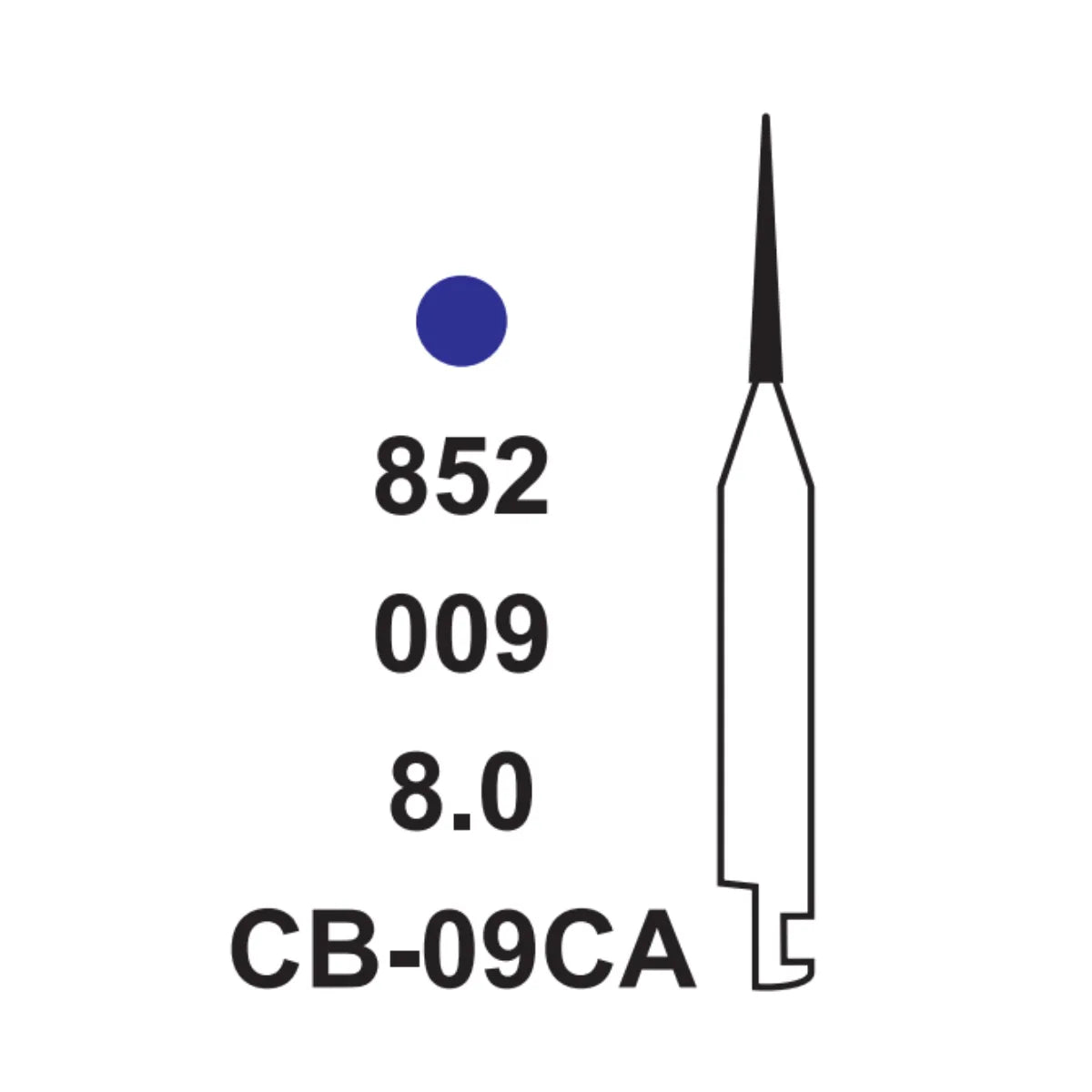 Pivo Contact Breaking CA Diamond Burs - CB09 (Pack Of 5)