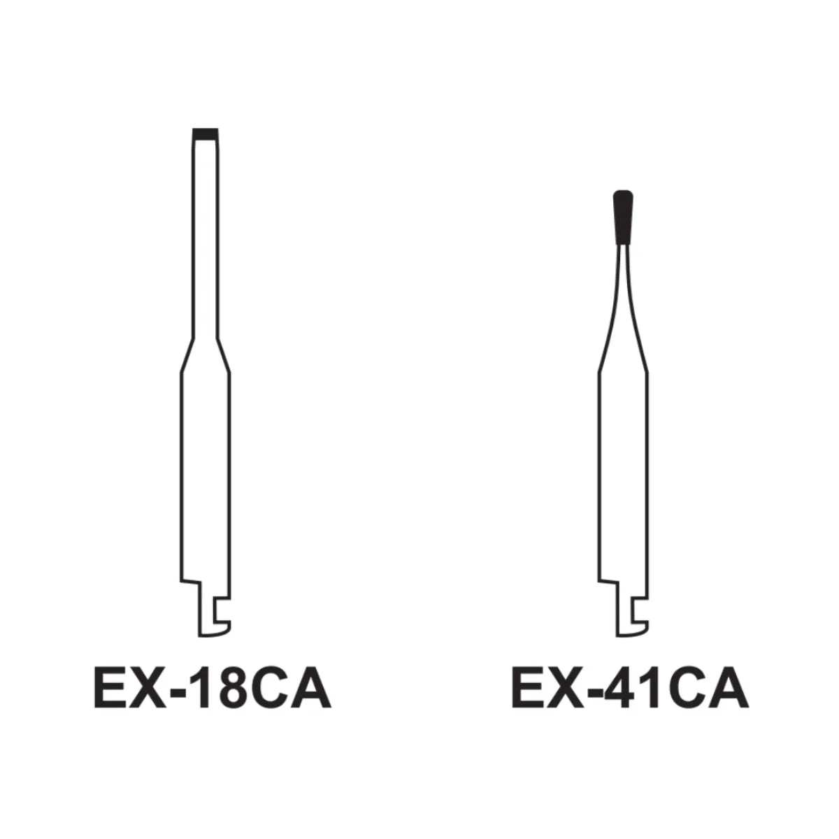 Pivo Extra Shape CA Diamond Burs - EX (Pack Of 5)