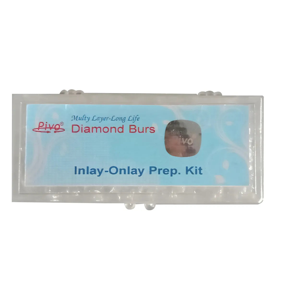 Pivo Inlay - Onlay Preparation Airotor Diamond Burs Kit (Set Of 10)