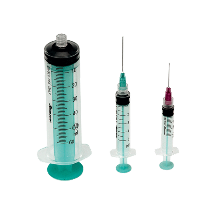 Romsons Injecta 10ml Luer Lock Syringe With Needle - 21G x 1.5Inch Pack of 50 (SS-6085)