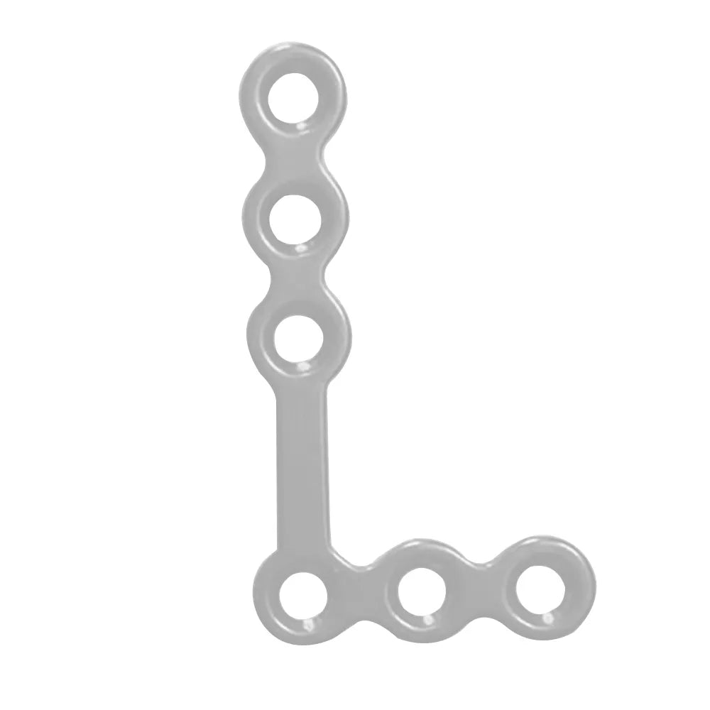 SK Surgicals SS Mini Bone Plates L Shape 90° With Gap - 1.5mm