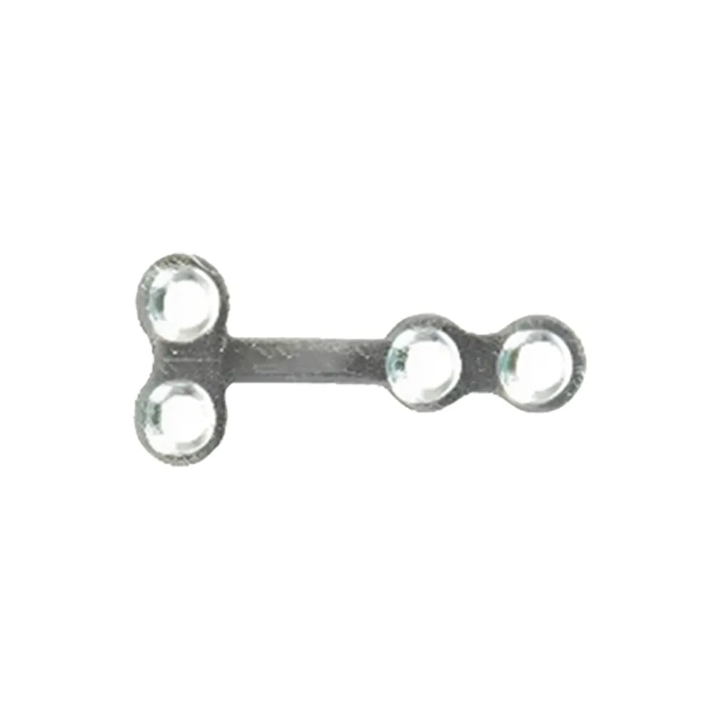 SK Surgicals SS Mini Bone Plates T Shape With Gap - 2mm