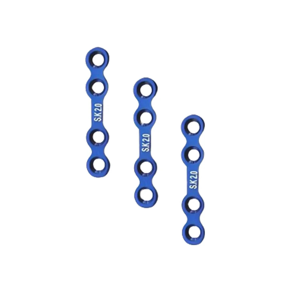 SK Surgicals Titanium Mini Bone Plates With Gap - 2mm