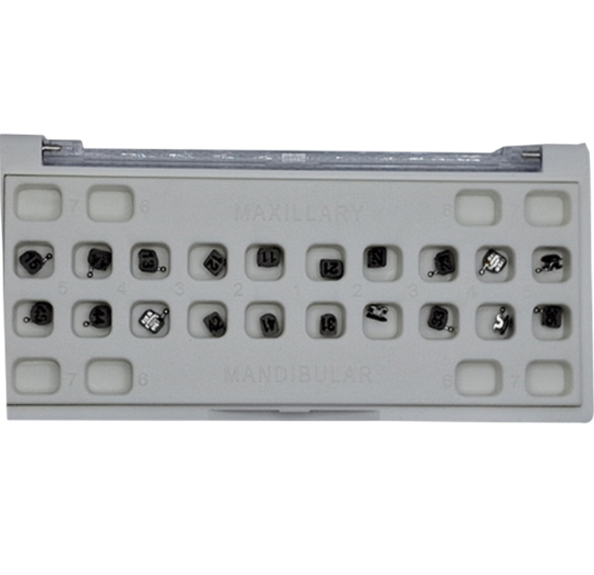 Metro Orthodontics Royal Series Pack of 20 Metal Conventional Brackets