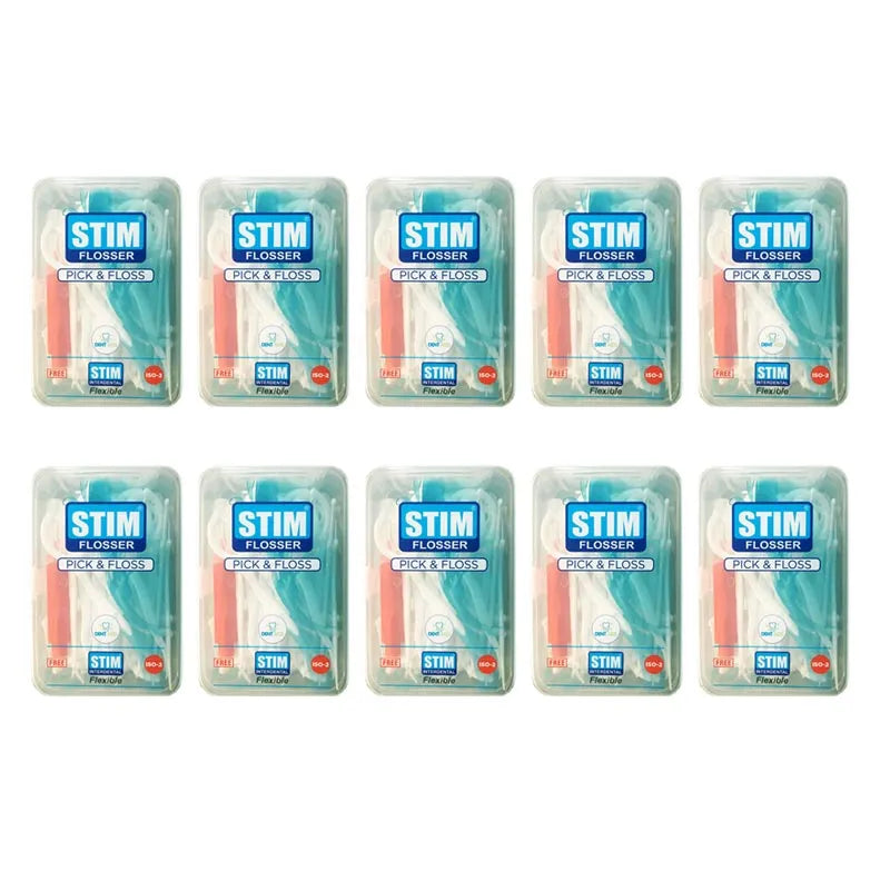 Stim Flosser Pack Of 10 Box (1 Box Contains 40Pcs)